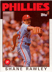 1986 Topps Baseball Cards      361     Shane Rawley